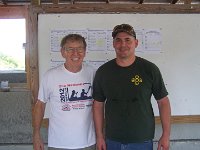 Closest to Center Winners - Irv Clarr, Match 12- Shawn Auman, Match 11